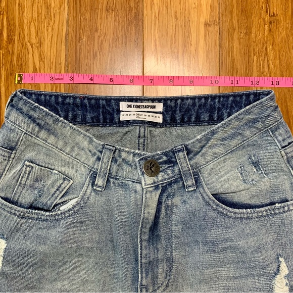 NWOT One X One Teaspoon Super Distressed Jean - Picture 5 of 7